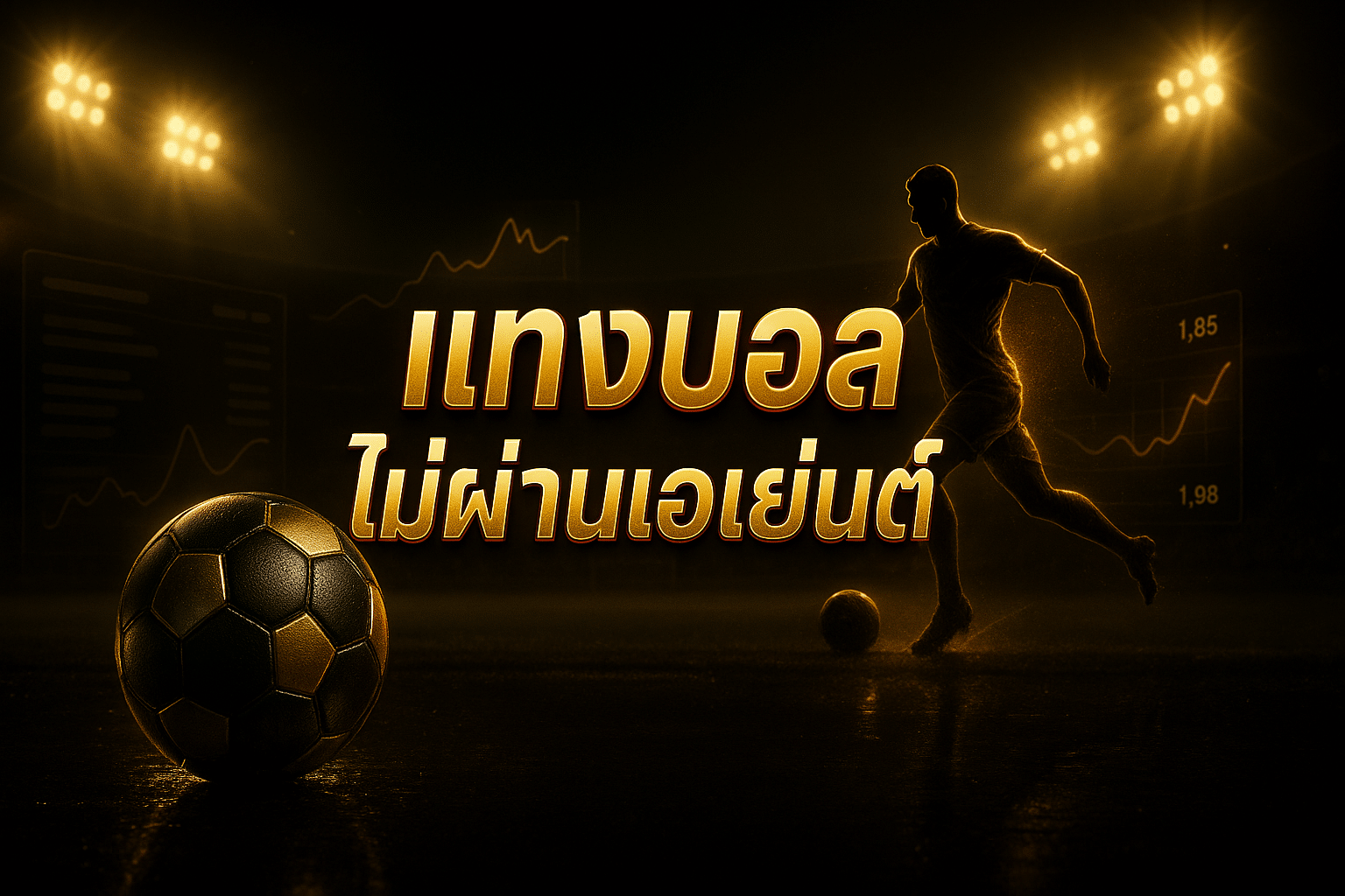 แทงบอล ไม่ผ่านเอเย่นต์ เชื่อถือได้ ราคาน้ำดี วิเคราะห์บอล